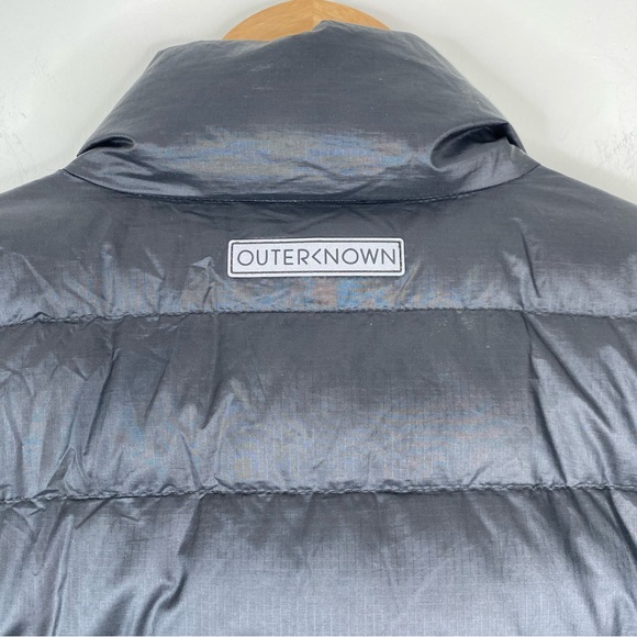 Outerknown Puffer Jacket Down Ripstop Black Gorpcore Full Zip Pockets Huckberry - Picture 7 of 13